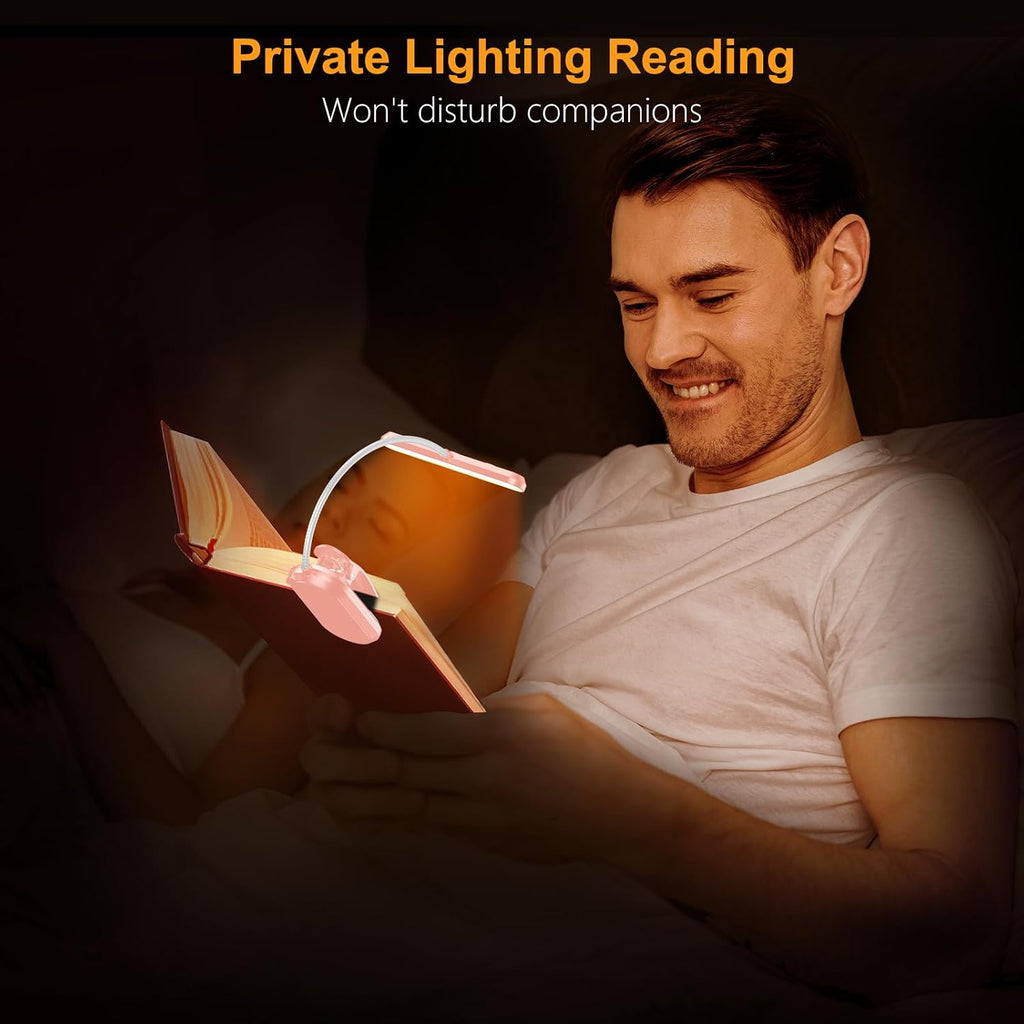 Gritin Rechargeable Book Light for Reading in Bed with 19 LED