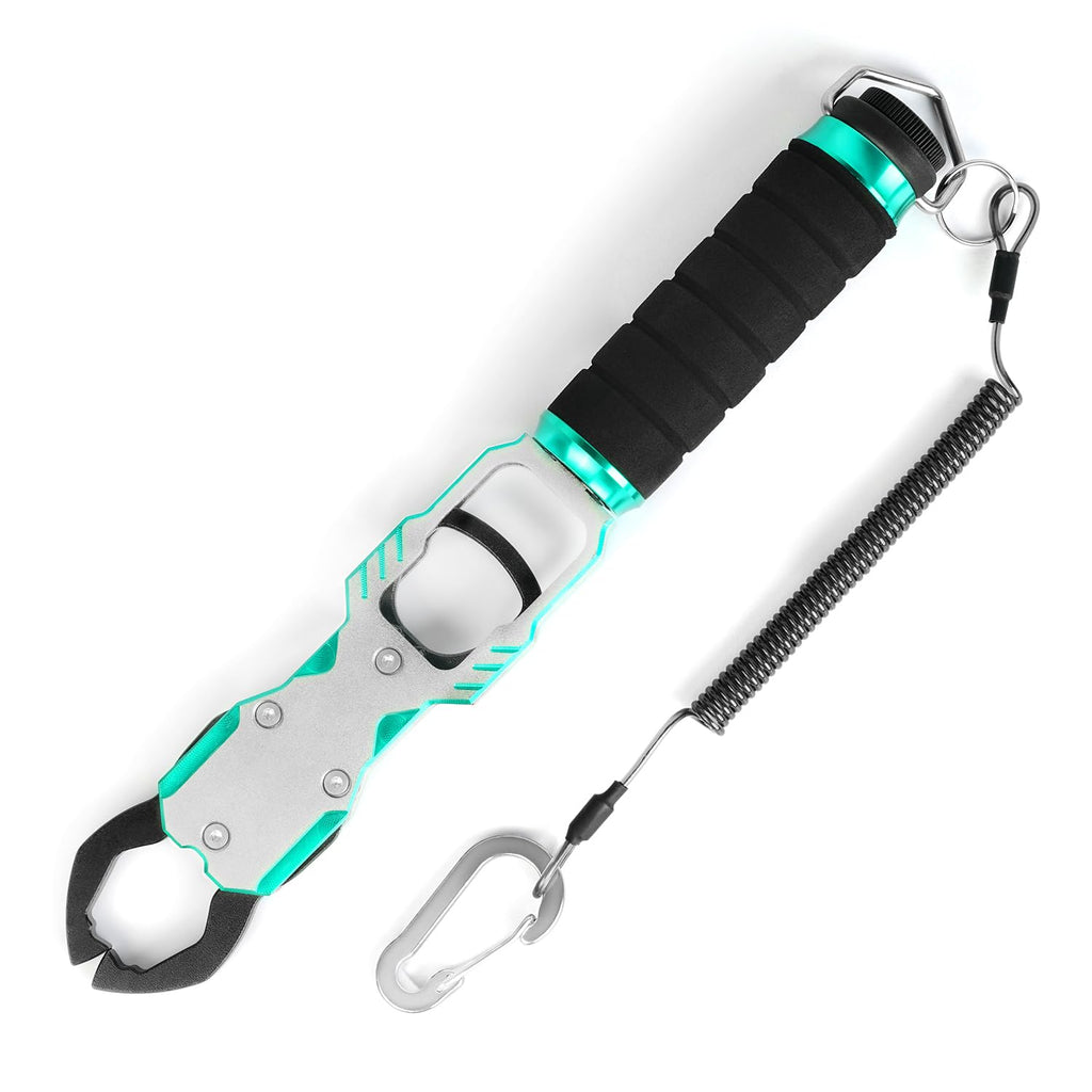 Ghosthorn Fish Lip Gripper with Scale 40lb Aluminum Alloy Fishing Grabber