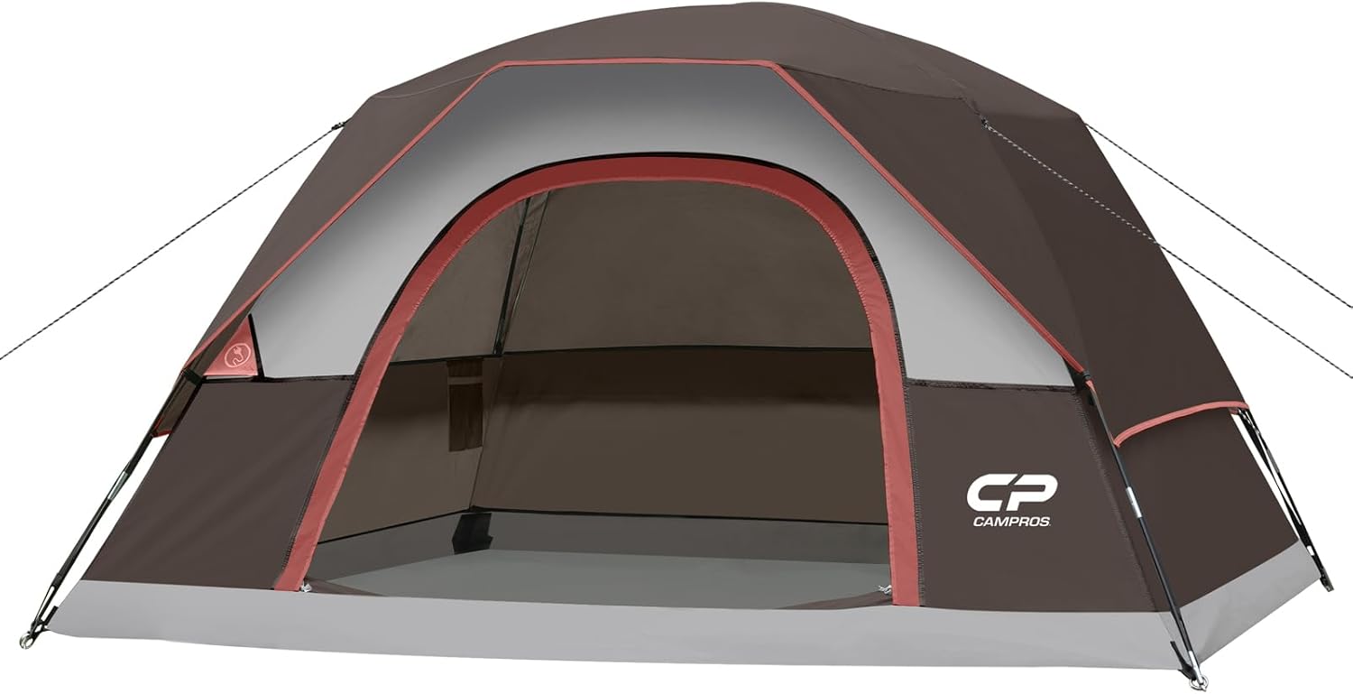 CAMPROS CP Tents for Camping 2/4/6 Person, Waterproof Windproof Dome Tent