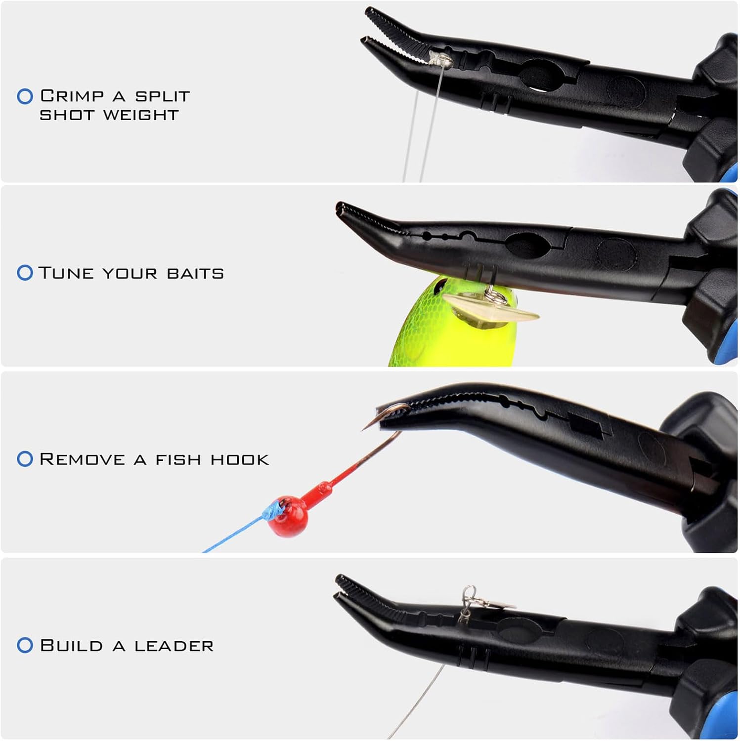 KastKing Intimidator Fishing Pliers, Saltwater Resistant Fishing Gear