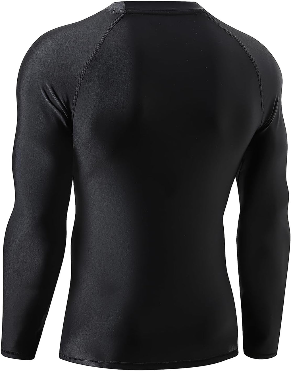 LAFROI Men's UPF 50+ BJJ Rash Guard Sun Protection Swim Shirt Long Sleeve | Quick Dry, lightweight, Baselayer, Compression Performance Fit, for Swim, Water Sports, Combat, CLY10C