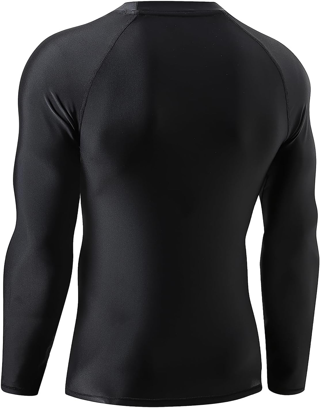 LAFROI Men's UPF 50+ BJJ Rash Guard Sun Protection Swim Shirt Long Sleeve | Quick Dry, lightweight, Baselayer, Compression Performance Fit, for Swim, Water Sports, Combat, CLY10C