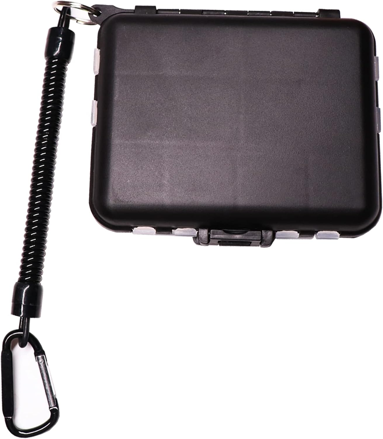 Fishing Accessories Kit with Hooks, Bass Casting, Sinkers, Swivels, Snaps, Sinker Slides, Line Beads, Fishing Set with Tackle Box Lanyard