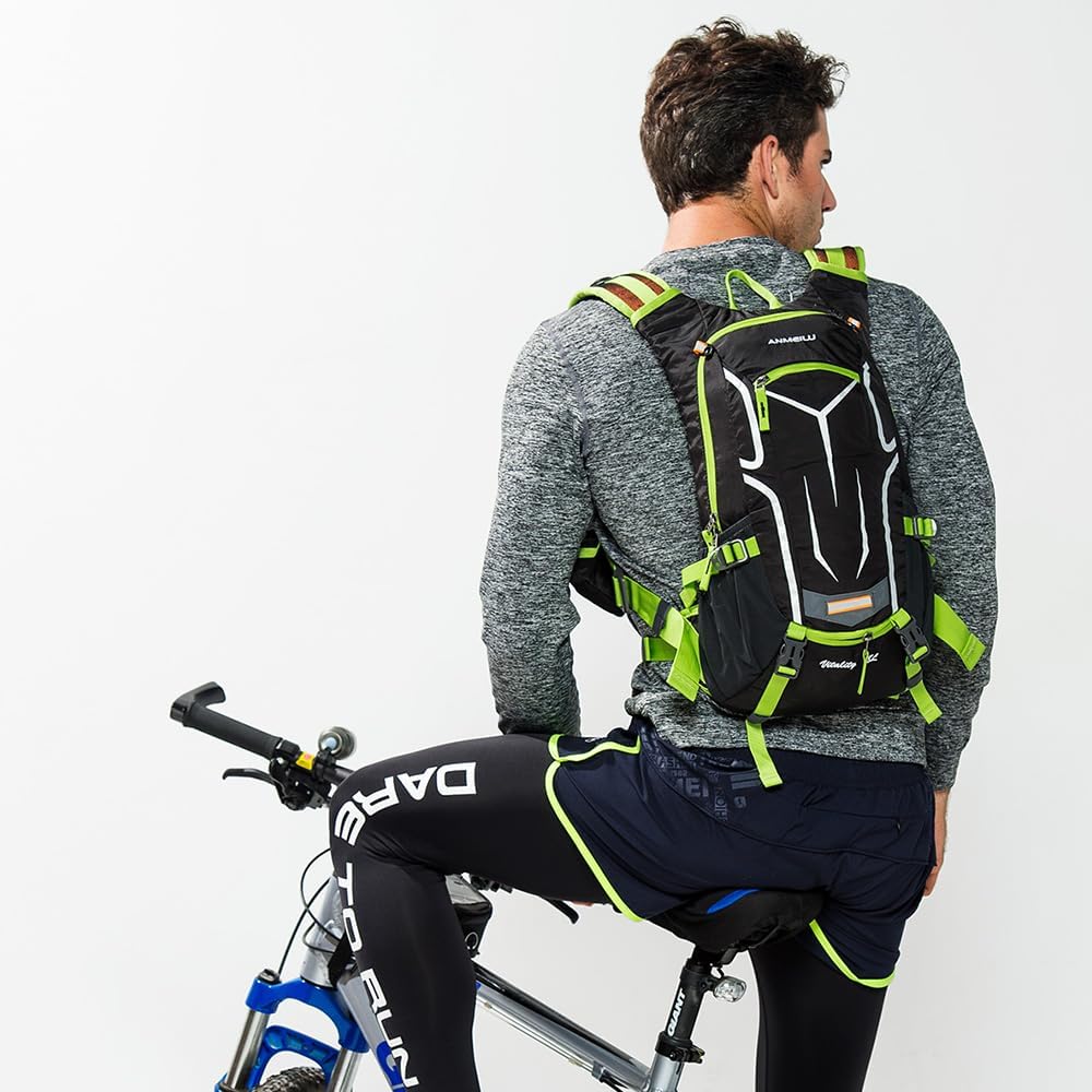 Outdoor Cycling Backpack, 18L, Black