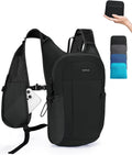 ECOHUB Small Hiking Daypacks Men 15L Lightweight Backpack for Travel Black
