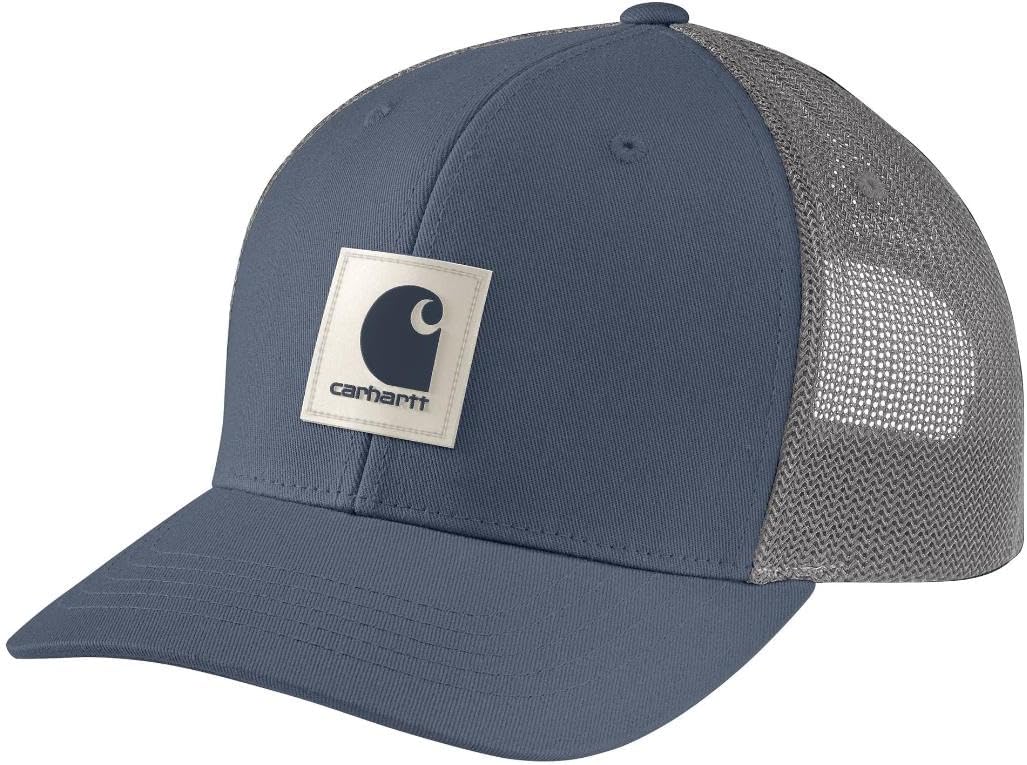Carhartt Men's Rugged Flex Twill Mesh-Back Logo Patch Cap