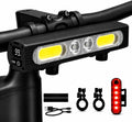 1200LM Bike Lights for Night Riding,Headlight and Tail Light Set