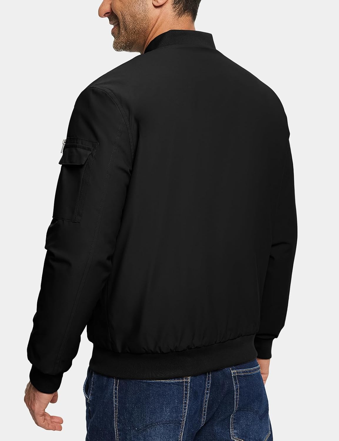 TBMPOY Men's Winter Bomber Jacket Fall Casual Windbreaker Softshell Jackets