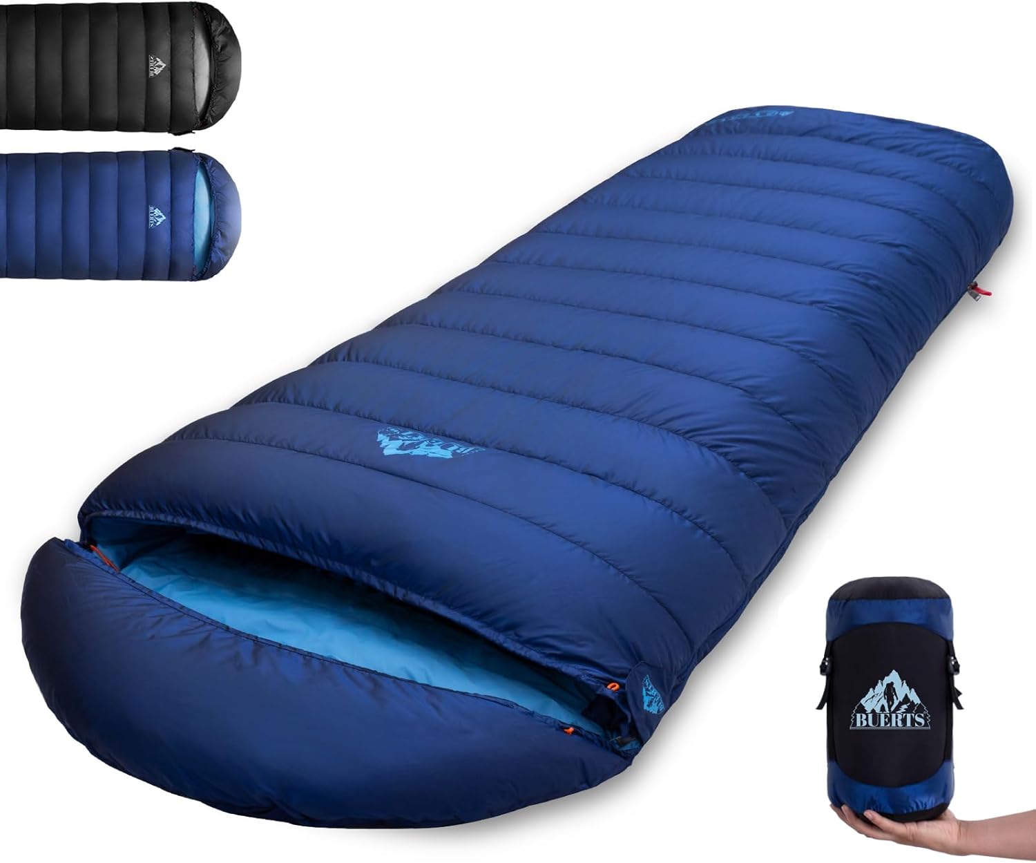 Down Sleeping Bag for Adults. 680FP Ultralight Portable, Backpacking Sleeping Bag for Hiking, Camping, Mountaineering.