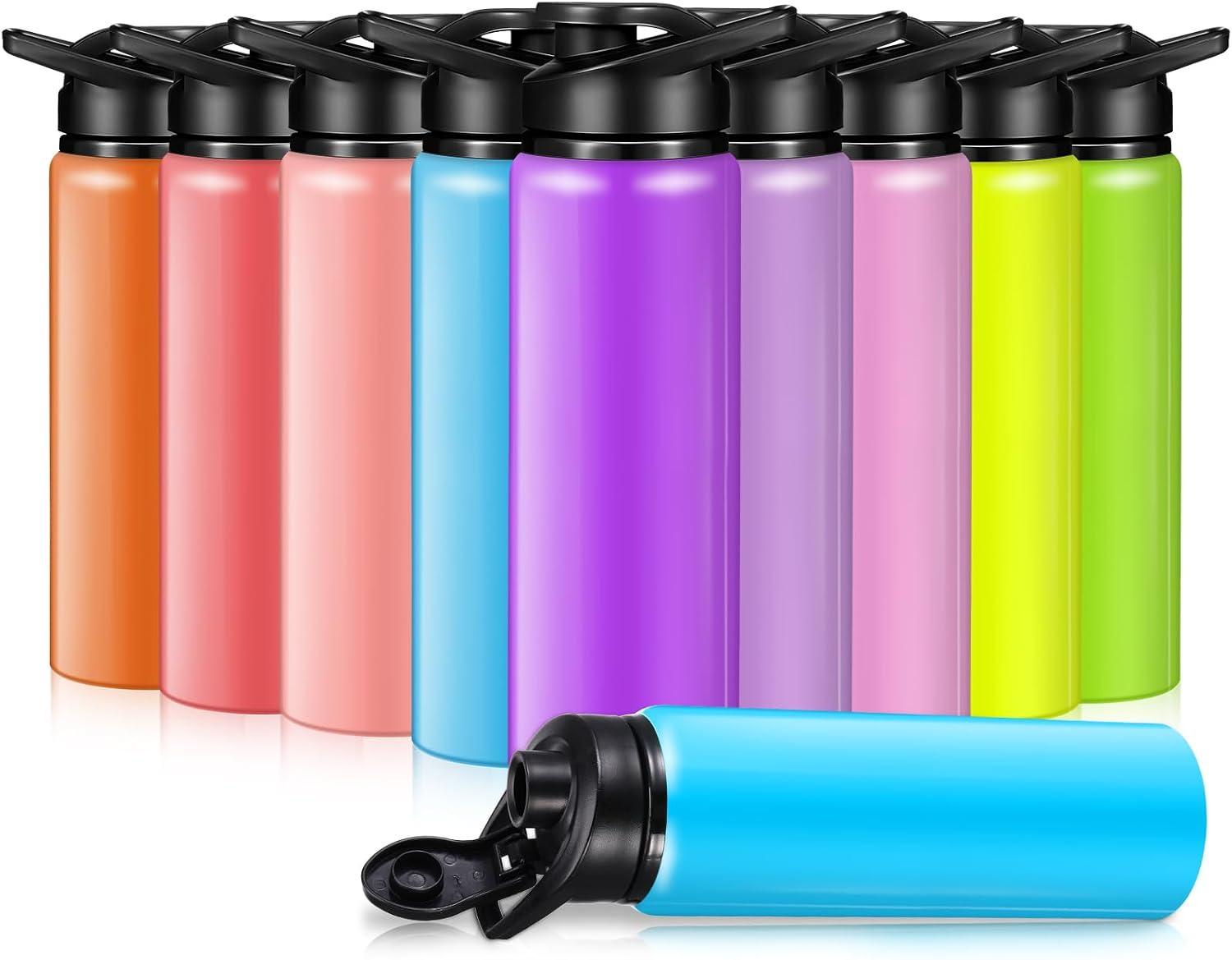 Mimorou 25oz Reusable Aluminum Water Bottles Bulk