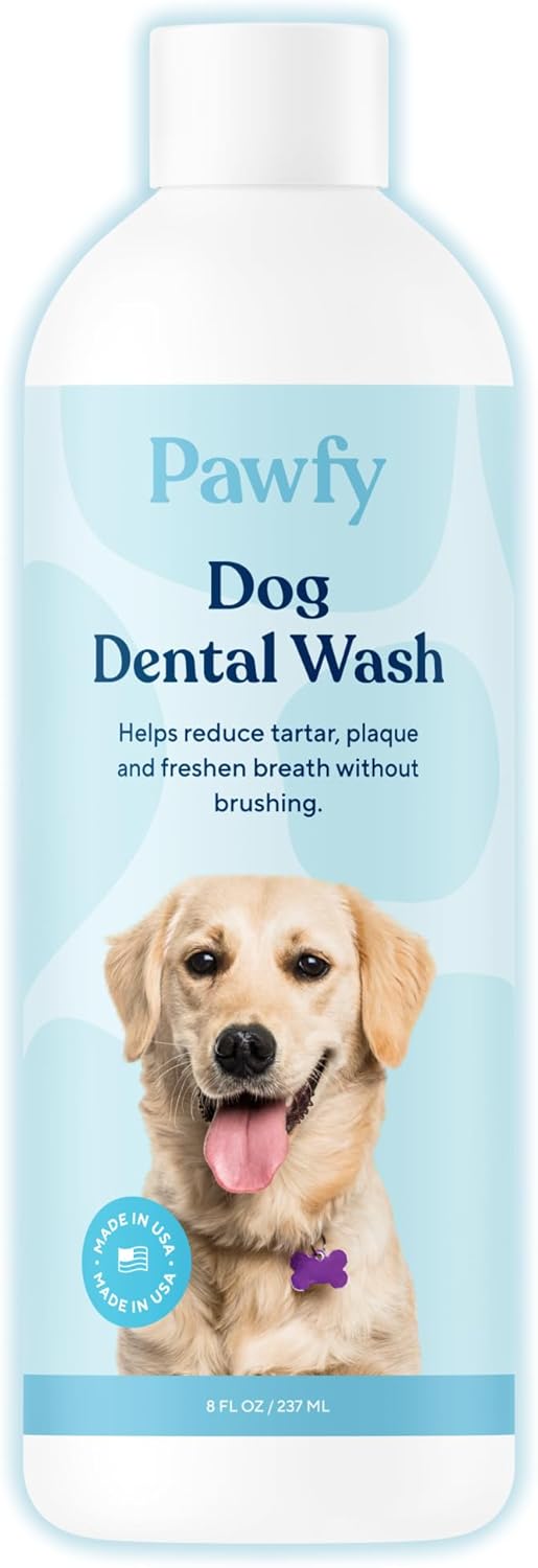 Pawfy Dog Breath Freshener & Teeth Cleaning - Dental Water Additive