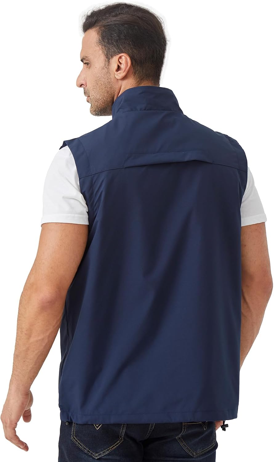 Men's Lightweight Outerwear Vest Softshell Sleeveless Jacket