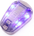 Tactical IR Strobe Helmet Light Military Identification Lights with Visible LED + White Strobe Survival Signal (Tan-Blue)