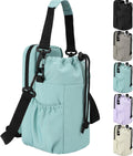 Water Bottle Holder with Strap, 32/40oz Insulation Water Bottle Carrier Bag with Phone Pocket, Water Bottle Sling Bag Crossbody Water Bottle Holder for Hiking Walking