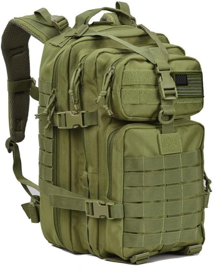 REEBOW GEAR 38L Tactical Backpack for Men 3 Day Military Bug Out Bag