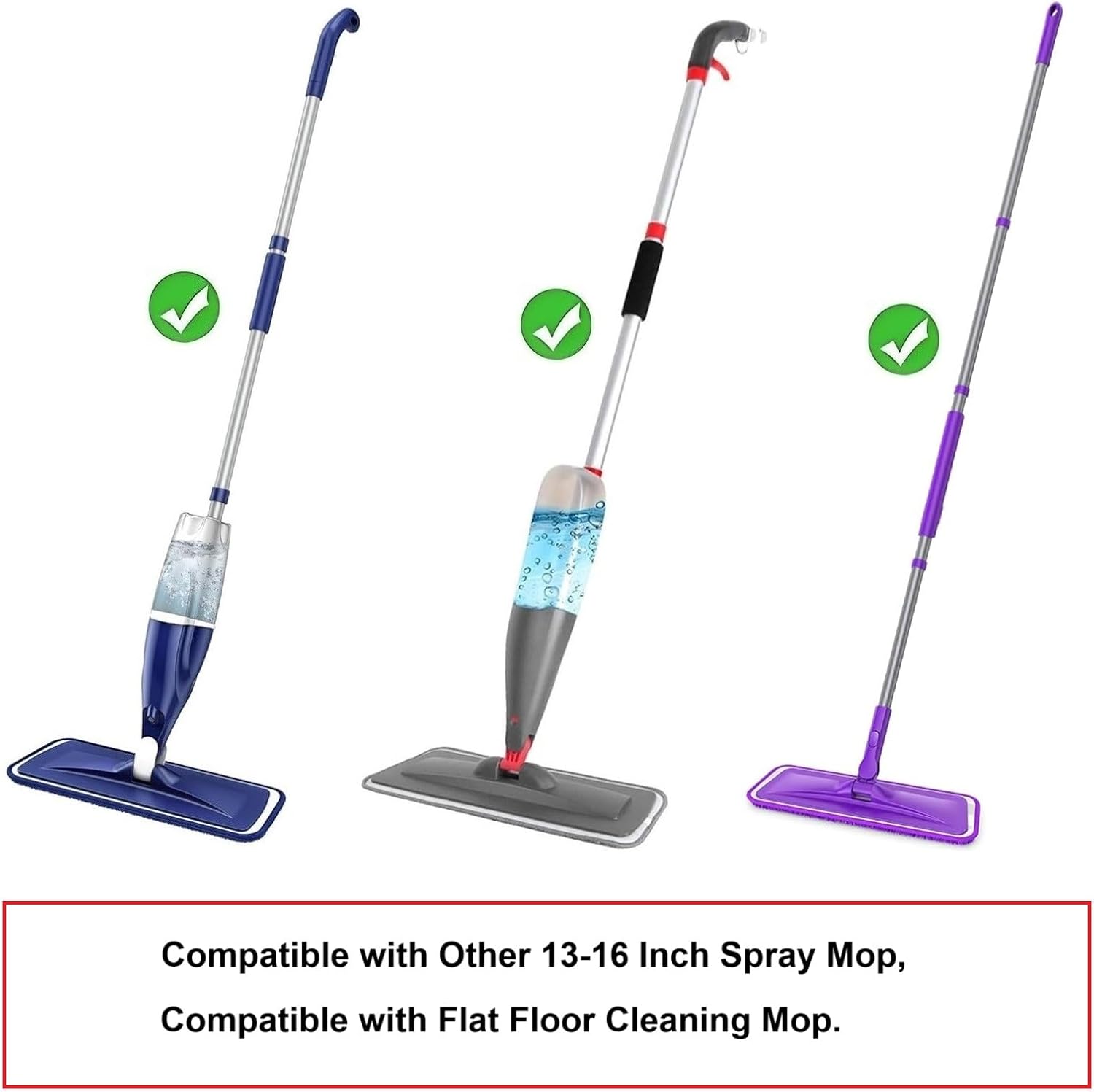 10 Pcs Reusable Mop Pads