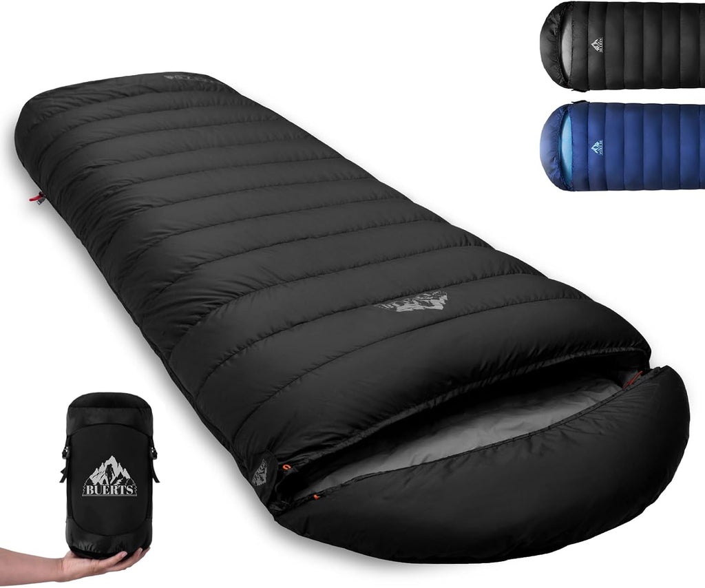 Down Sleeping Bag for Adults. 680FP Ultralight Portable, Backpacking Sleeping Bag for Hiking, Camping, Mountaineering.