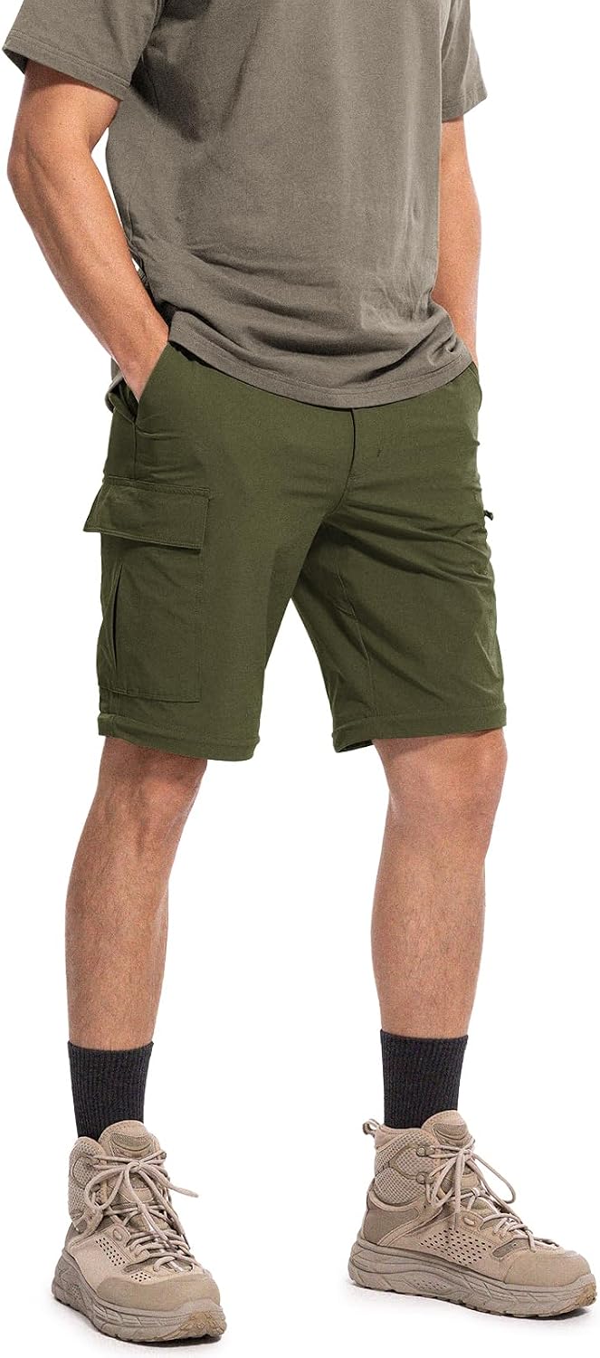 Moosehill Men's Hiking Pants: Convertible Quick-Dry