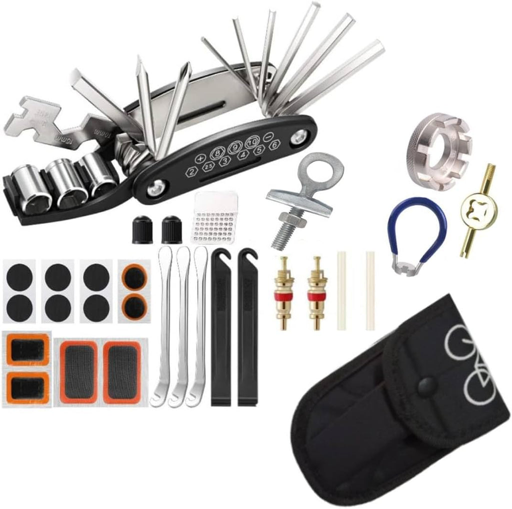 30PCS Bike Repair Kit,16 in 1 Multitool for Ebikes
