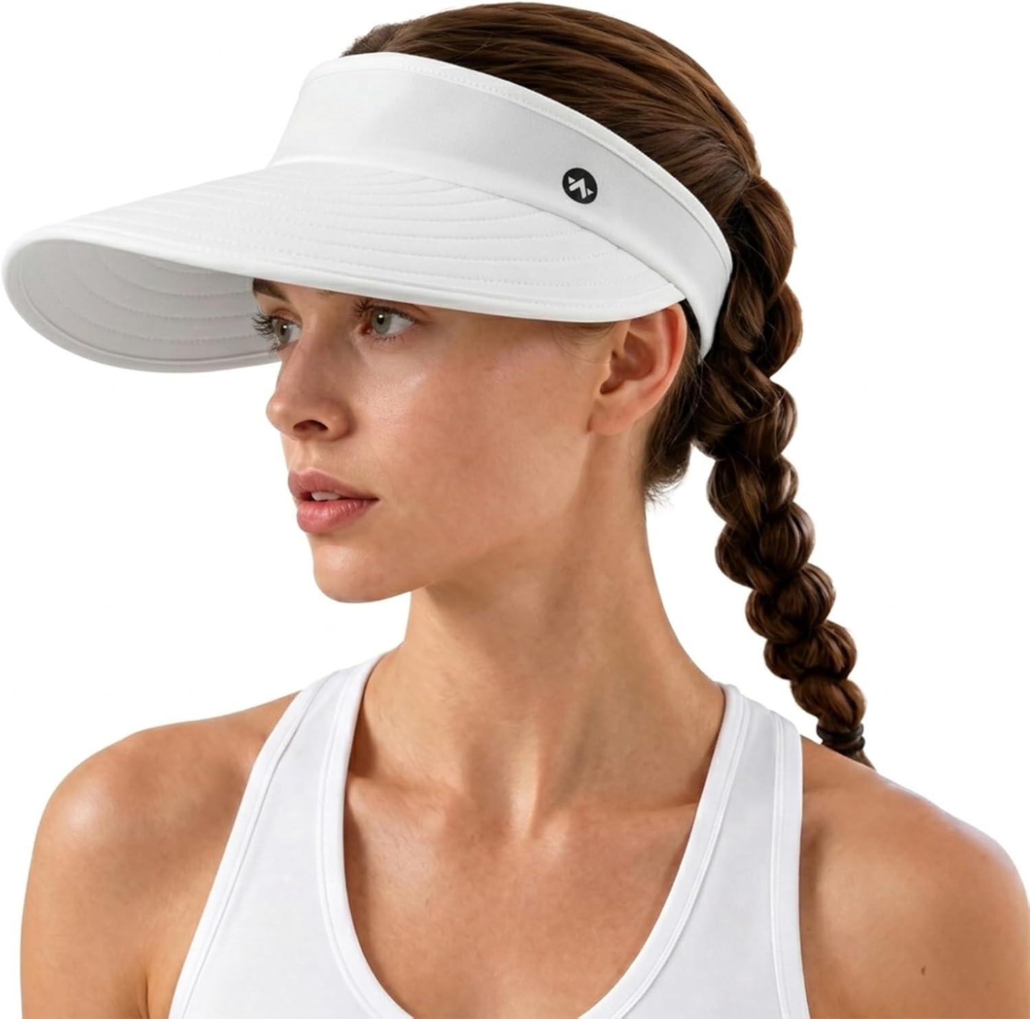 WANDER Sun Visor Hat Wide Brim Packable Large Beach Cap for Women