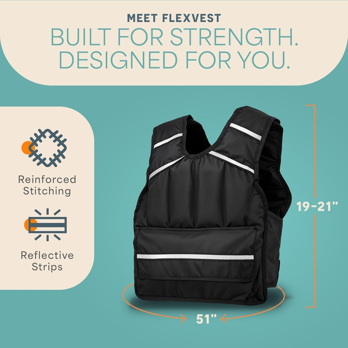 Lifepro FlexVest Adjustable Weighted Vest for running