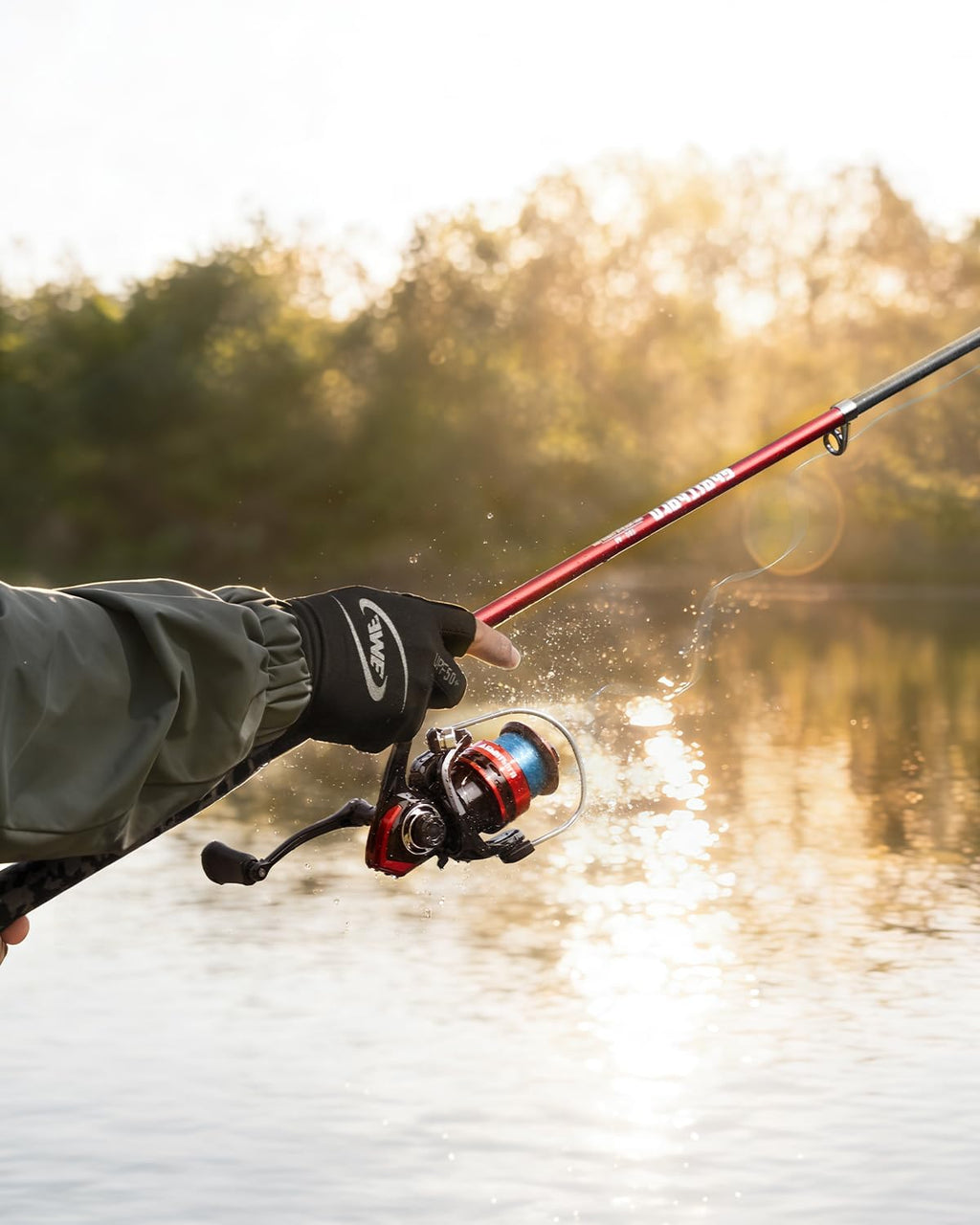 Ghosthorn Fishing Rod and Reel Combo,Telescopic Fishing Pole Travel Kit