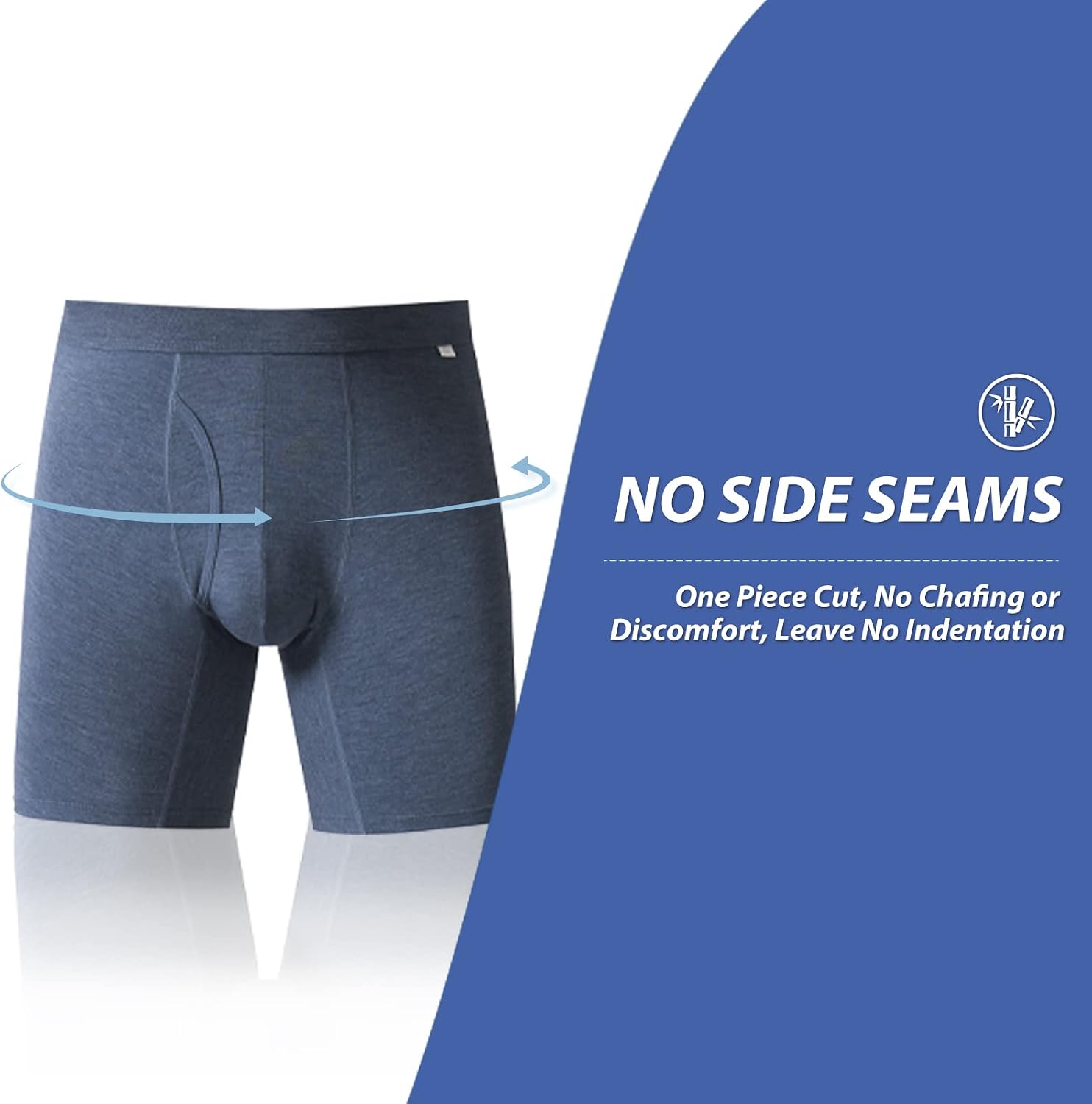 BAMBOO COOL Ultra Soft & breathable Mens Underwear Boxer Briefs Pack