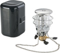 CAMPINGMOON Mini Gas Camping Lantern with Hanging Chain & Hard Case – 80W Equivalent Brightness, Adjustable Dial, Outdoor Portable Butane Lamp for Hiking, Backpacking, Emergency, Tent Lighting T-4