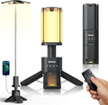 Clemas Telescopic Camping Lights Rechargeable 14000 mAh Led Multifunction Magnetic Lanterns Job Site Lighting Cordless Dimmable Camping Tent Lamp Portable Power Supply 6000LM IPX5 Waterproof