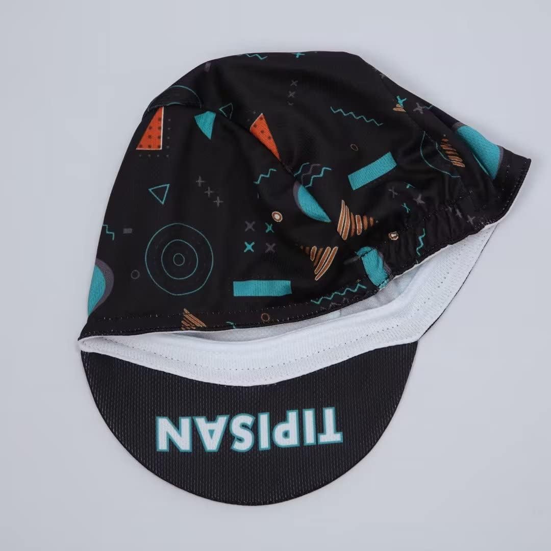 Multicolor Cycling Cap - Polyester Cycling Hat-Under Helmet - Cycling Helmet Liner Breathable&Sweat Uptake