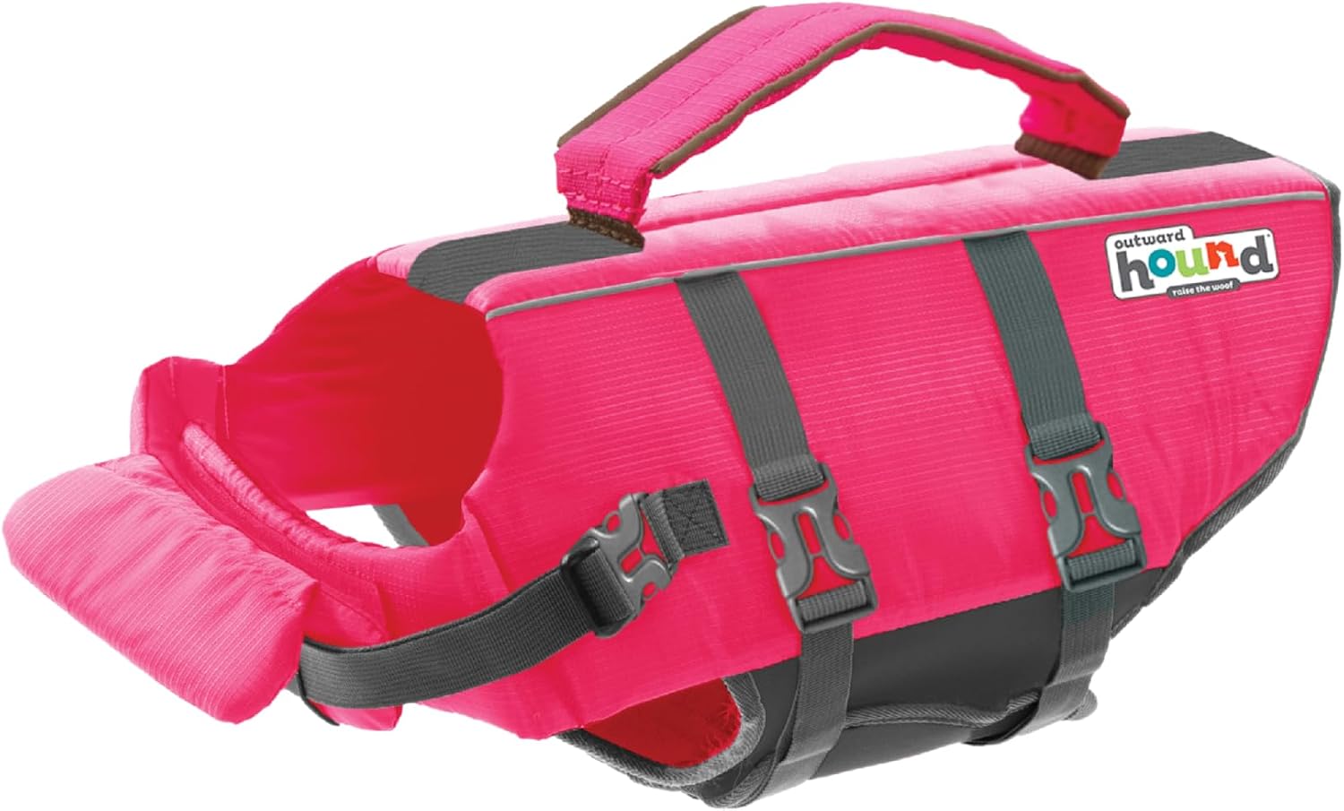 Outward Hound Granby Splash Dog Life Jacket, Life Vest, Pink, Small