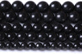 160PCS 4MM Natural Stone Shungite Beads Crystal Loose Beads for Jewelry Making DIY Bracelet