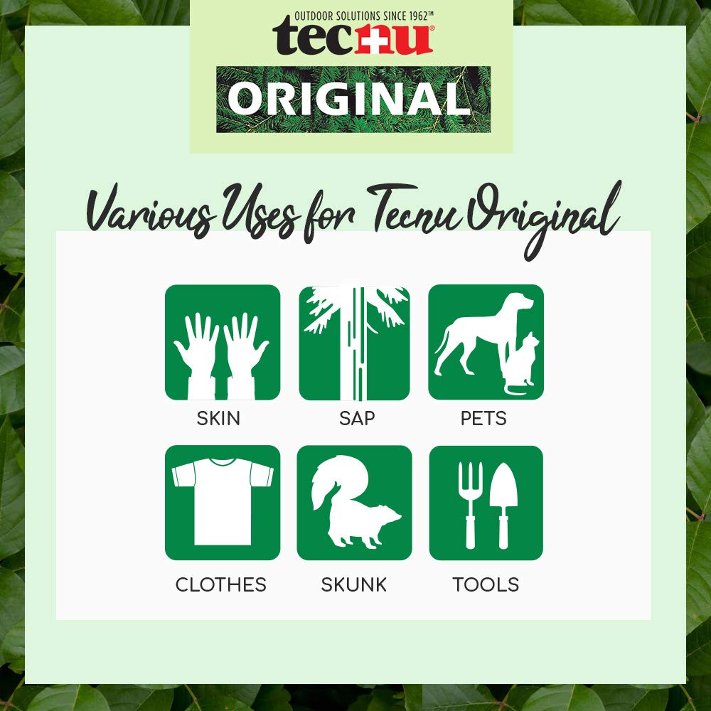 Tecnu Original Poison Oak & Ivy Outdoor Skin Cleanser - First Step in Poison Ivy Treatment, Camping Essentials, 12 Fluid Ounce