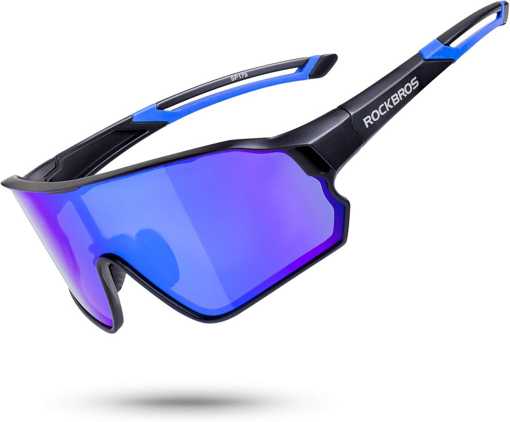 ROCKBROS Polarized Sports Sunglasses Anti-Glare HD Cycling Sun Glasses