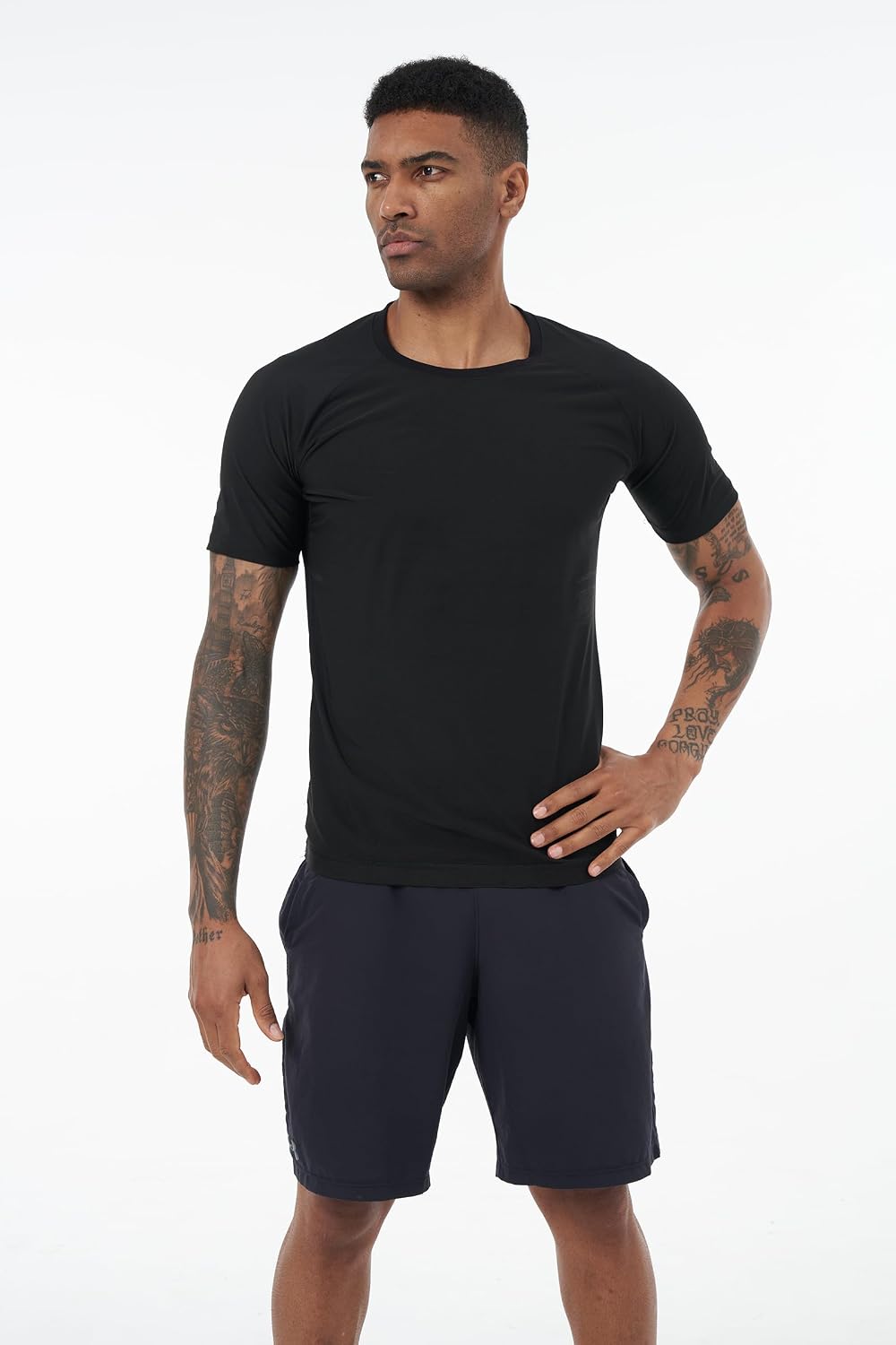 Sauna Sweat Suits Shirt Waist Trainer for Men Compression Vest Workout Gym Clothes Sweat Enhancer Short Sleeve