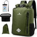 Dry Bag Backpack, 20L Dry Bags Waterproof with Waist Pouch and Phone Case,Roll top Dry bag for kayaking,Marine dry bag for Kayaking,Beach, Rafting, Boating, Hiking, Camping and Fishing
