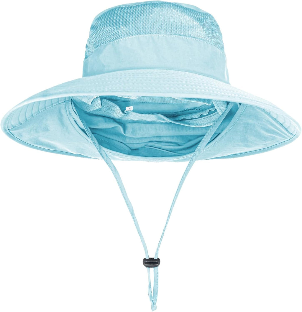 ZOORON Sun Hats for Men Women with Neck Flap Fishing UPF 50+ UV Protection