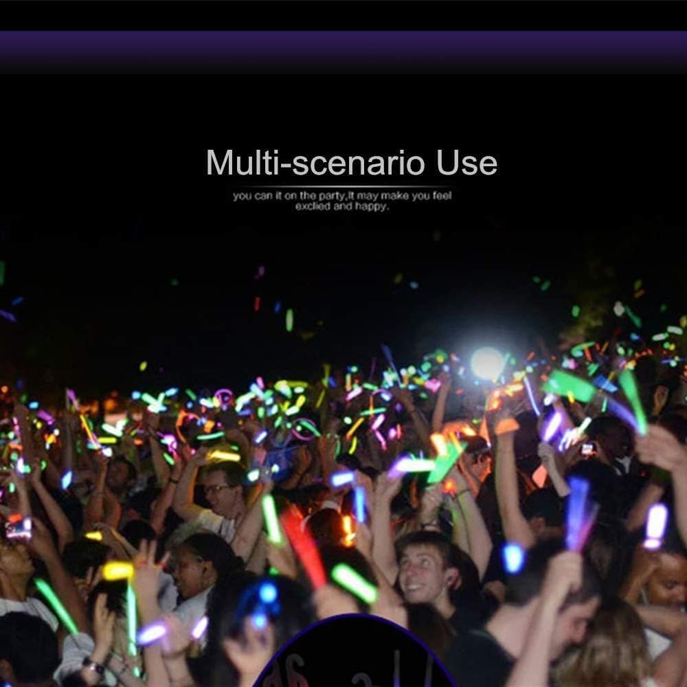 Glow Fever Glow Sticks 200pk Premium Glow in The Dark Light Up with Lanyards, for Party Supplies, Party Favors, Birthday, Halloween, Super Bright, Lasts Up to 12 hrs