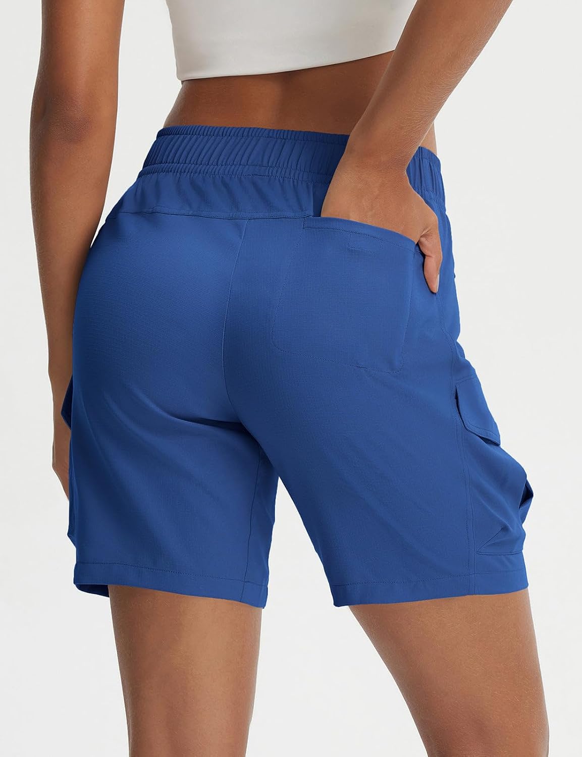 baleaf Women's Hiking Cargo Shorts Water Resistant Lightweight