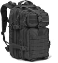 REEBOW GEAR 38L Tactical Backpack for Men 3 Day Military Bug Out Bag Black | Large Heavy Duty Backpacks, MOLLE Straps, Survival Sports Rucksack,for Sports Outdoor Workout Trekking Hiking Travel