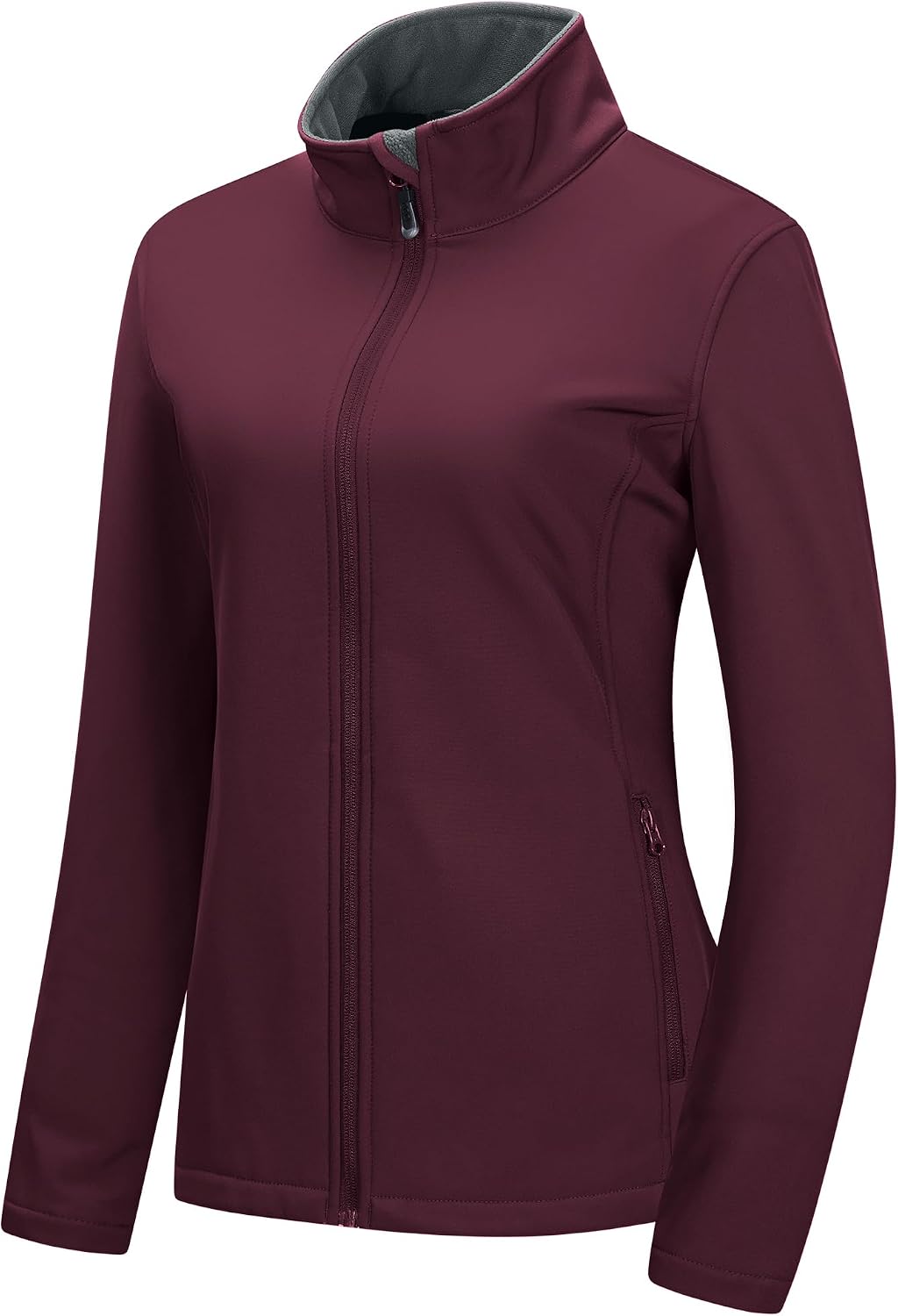 33,000ft Women's Waterproof Softshell Jacket Lightweight Fleece Lined Coat