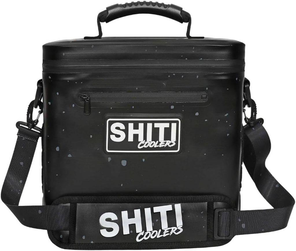SHITI Coolers Cooler for Camping, Travel, Beach, Soft Lunch Box for Food, Drinks & Ice, Portable, Waterproof 24 Hr Insulated Bag with Shoulder Straps, Customizable