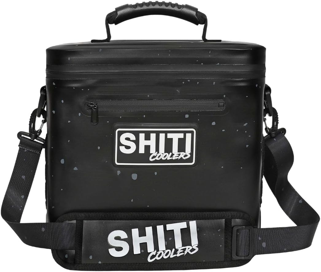 SHITI Coolers Cooler for Camping, Travel, Beach, Soft Lunch Box for Food, Drinks & Ice, Portable, Waterproof 24 Hr Insulated Bag with Shoulder Straps, Customizable