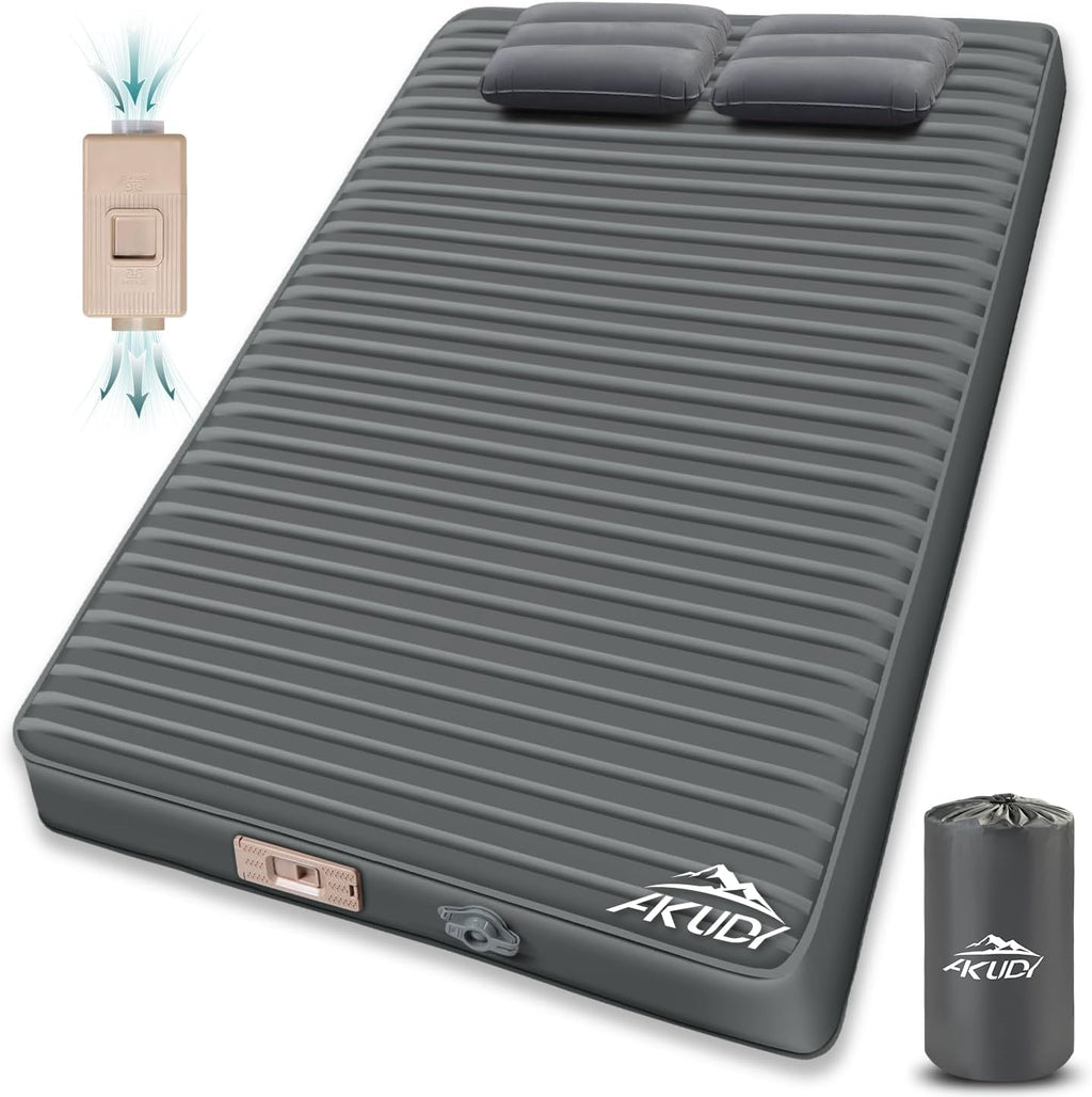 Self Inflating Sleeping Pad with Electric Pump