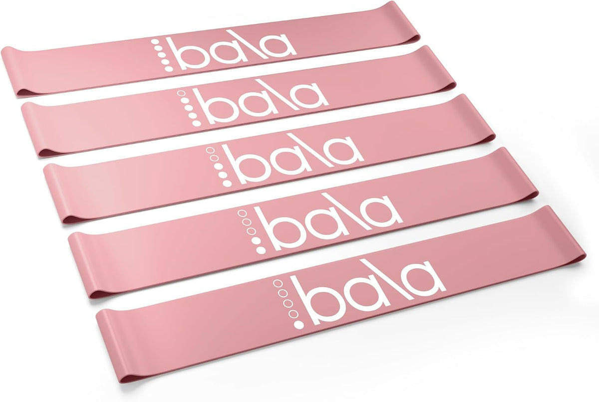Bala Bands Resistance Bands, Elastic Booty Bands for Home Workouts, 5 Pack