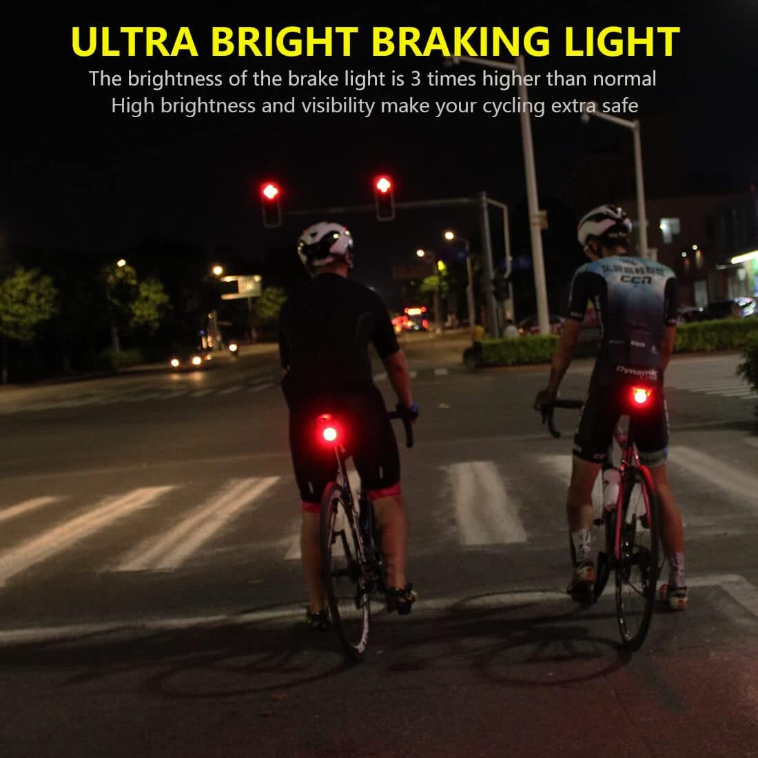 Padonow Smart Bike Tail Light: Auto On/Off Rear Bicycle Flashlight Ultra Bright Back Brake Light High Lumen Daytime Strobe USB Rechargeable Safety Red Led Taillight Waterproof Road Cycling Lights