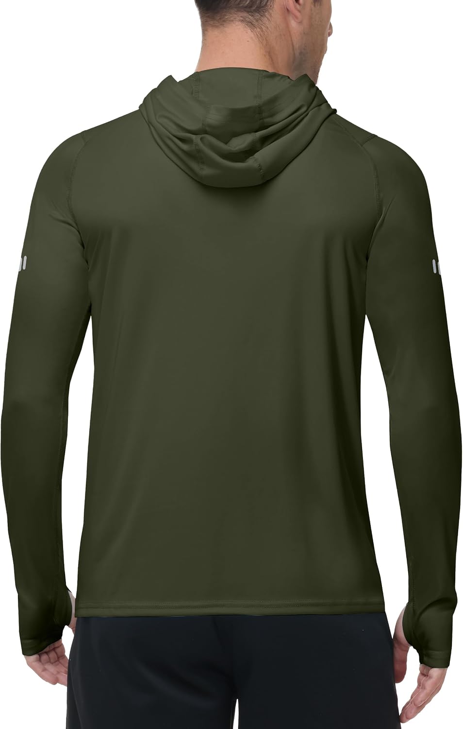 Roadbox Men's UPF 50+ Sun Hoodie, UV Long Sleeve Fishing Shirts Rash Guard