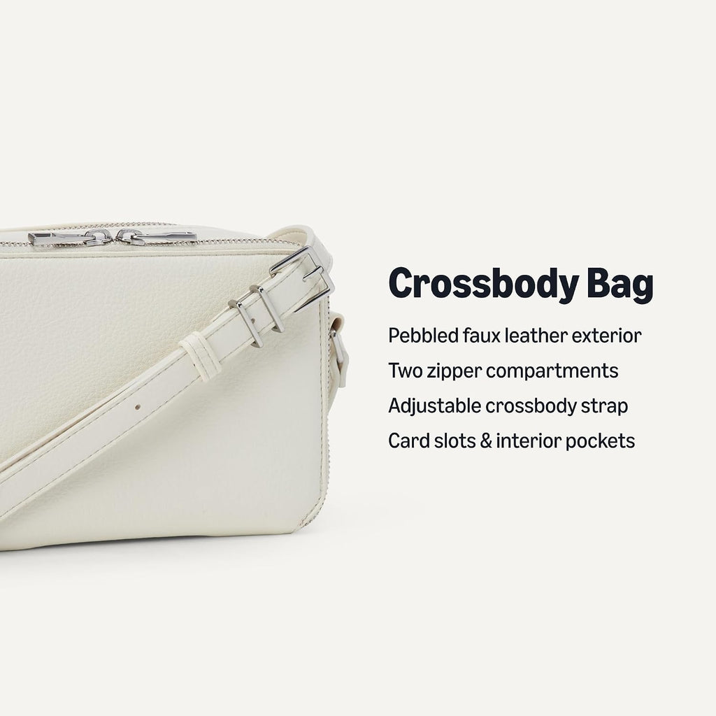 Amazon Essentials Women's Boxy Crossbody Bag