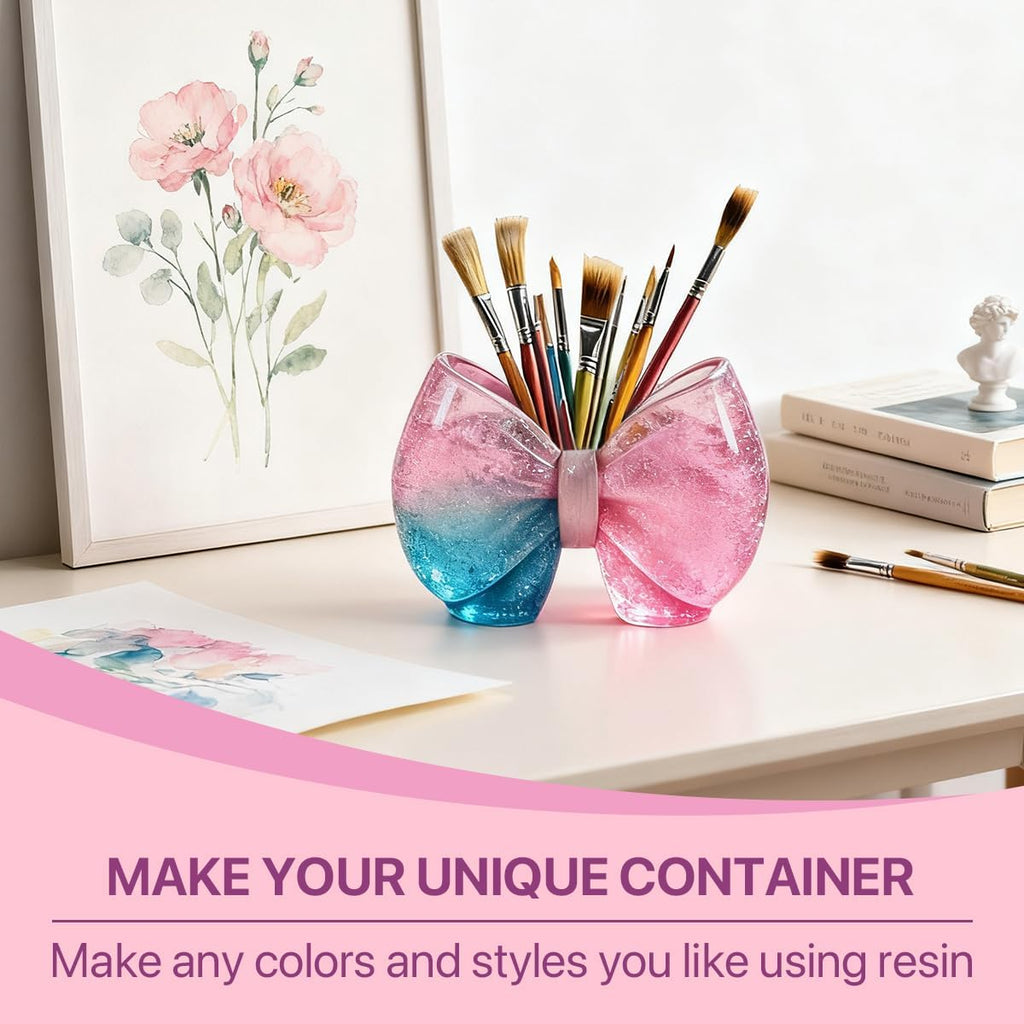 Bow Silicone Mold for Resin Crafts, Planters and Organizers