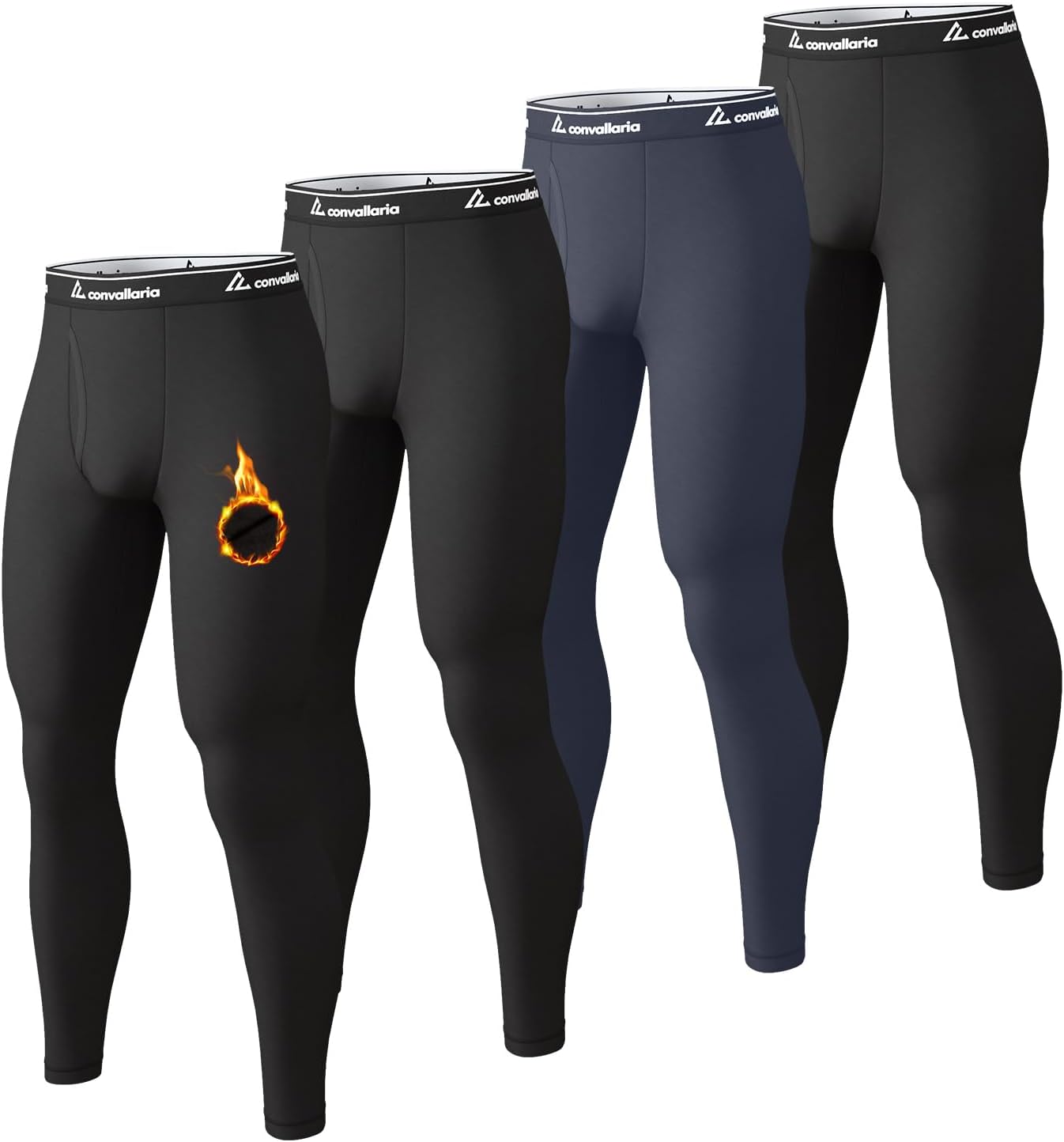 Men's Thermal Pants Long Johns Bottom Athletic Base Layer